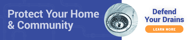 Defend Your Drain Banner